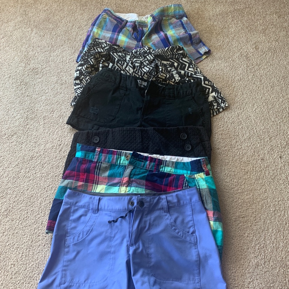 Shorts lot - loft, old navy, Patagonia  2-4